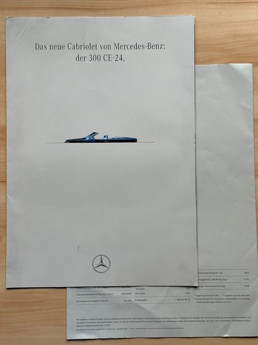 Prospekt mercedes a124 - prospekt, das