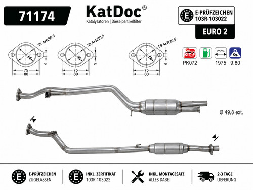 Katalysator mercedes w124 - mercedes,