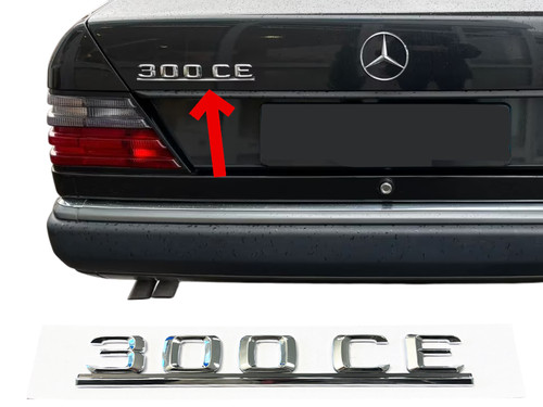 Typenschild 300ce mercedes - 300ce,